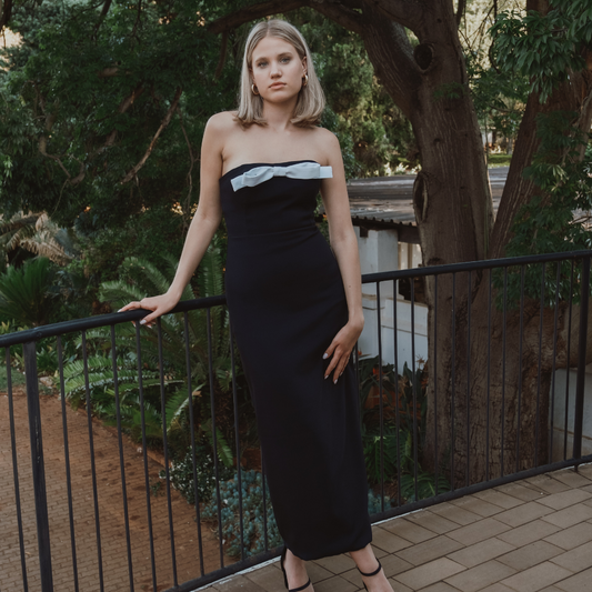 Madelein kitchen tea dress front full length