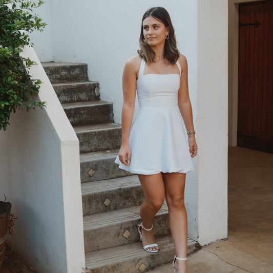 Maria kitchen tea dress side front