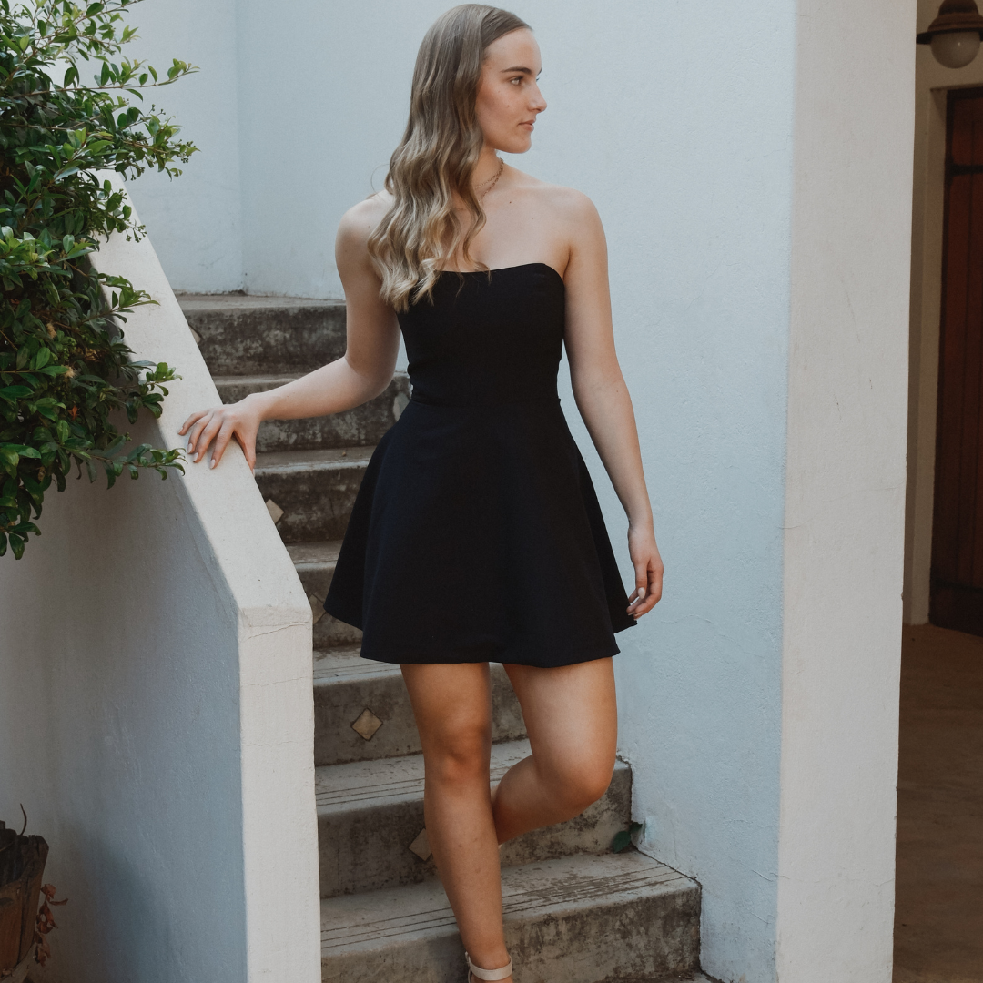 Alexa kitchen tea dress, front side